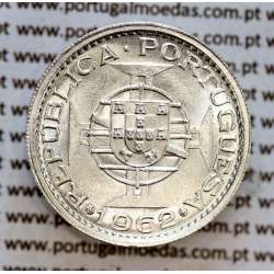 S. Tomé e Príncipe, 5 Escudos 1962 prata, 5$00 prata 1962, (Soberba), World Coins - Saint Thomas & Prince Island KM 20 S. Tomé e Príncipe, 5 Escudos 1962 prata, 5$00 prata 1962, (Soberba), World Coins - Saint Thomas & Prince Island KM 20