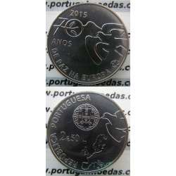 2,50€ Euros 2015, Paz Na Europa, Cuproniquel (2,50 Euro 2015 ,70 Years of peace in Europe) 2,50€ Euros 2015, Paz Na Europa, Cuproniquel (2,50 Euro 2015 ,70 Years of peace in Europe)