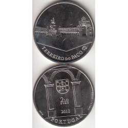 2,50€ Euros 2010, Terreiro do Paço, Cupro-Níquel, (Portugal, 2,50 Euro 2010, Palace Square, Lisbon)