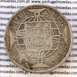 320 Réis 1820 Prata D. João VI (Brasil), Modulo Menor, valor facial junto á data, diadema losango e crucífero, ".ET." sobreposto