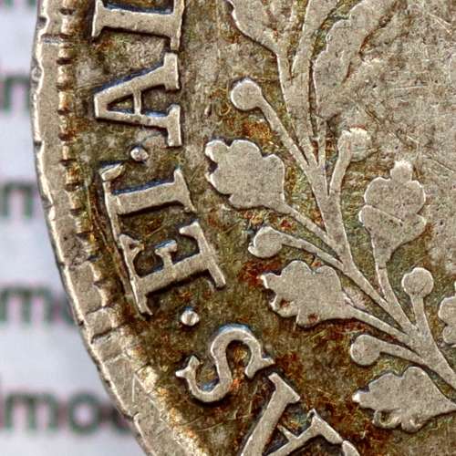 320 Réis 1820 Prata D. João VI (Brasil), Modulo Menor, valor facial junto á data, diadema losango e crucífero, ".ET." sobreposto
