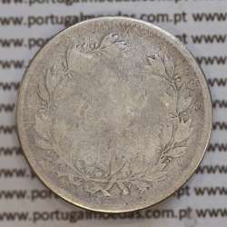 200 réis 1862 prata D. Luis I, dois tostões prata 1862, World Coins Portugal KM 507