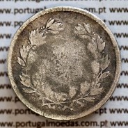 200 réis 1862 prata D. Luis I, dois tostões prata 1862, World Coins Portugal KM 507