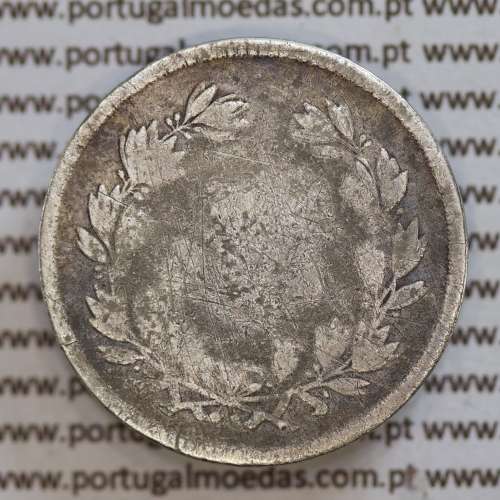 200 réis 1862 prata D. Luis I, dois tostões prata 1862, World Coins Portugal KM 507