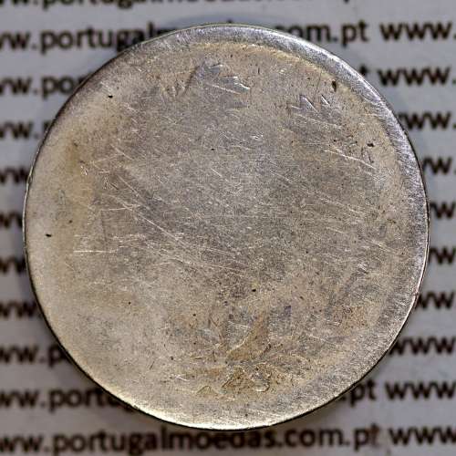 200 réis 1862 prata D. Luis I, dois tostões prata 1862, World Coins Portugal KM 507