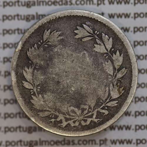 200 réis 1863 prata D. Luis I, dois tostões prata 1863, World Coins Portugal KM 507