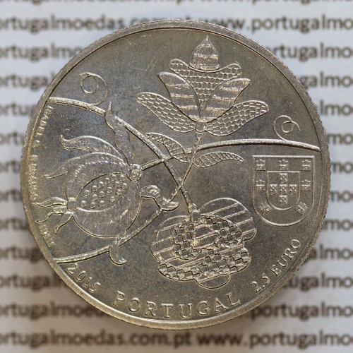 2,50€ "Euros" 2015, Colchas De Castelo Branco, cuproniquel,(5 Euro 2015, (Beadspreads from Castelo Branco)