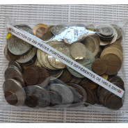 Lote de 250 moedas diferentes de Portugal, diversos estados conservação, diversas moedas desde 1880 até pré-sistema Euro