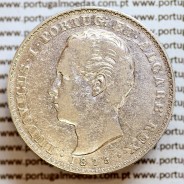 500 réis 1875 prata D. Luis I, moeda de cinco tostões prata 1875, World Coins Portugal KM 509 .L1.12.11.B4