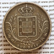 500 réis 1875 prata D. Luis I, moeda de cinco tostões prata 1875, World Coins Portugal KM 509 .L1.12.11.C4