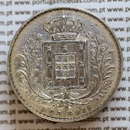 500 réis 1879 prata D. Luis I, moeda de cinco tostões prata 1879, World Coins Portugal KM 509 .L1.12.16.B5
