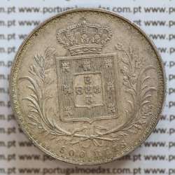 500 réis 1888 prata D. Luis I, moeda de cinco tostões prata 1888, World Coins Portugal KM 509 .L1.12.20.A4