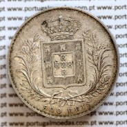 500 réis 1888 prata D. Luis I, moeda de cinco tostões prata 1888, World Coins Portugal KM 509 .L1.12.20.A6