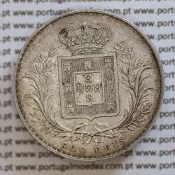 500 réis 1888 prata D. Luis I, moeda de cinco tostões prata 1888, World Coins Portugal KM 509 .L1.12.20.A6