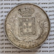 500 réis 1888 prata D. Luis I, moeda de cinco tostões prata 1888, World Coins Portugal KM 509 .L1.12.20.A6