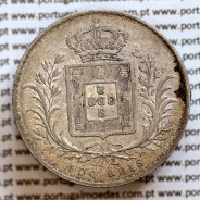 500 réis 1888 prata D. Luis I, moeda de cinco tostões prata 1888, World Coins Portugal KM 509 .L1.12.20.B4