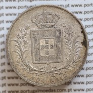500 réis 1888 prata D. Luis I, moeda de cinco tostões prata 1888, World Coins Portugal KM 509 .L1.12.20.B4