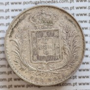 500 réis 1888 prata D. Luis I, moeda de cinco tostões prata 1888, World Coins Portugal KM 509 .L1.12.20.B7