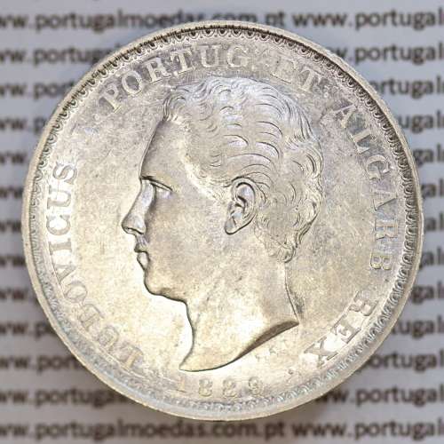500 réis 1889 prata D. Luis I, moeda de cinco tostões prata 1889, World Coins Portugal KM 509 .L1.12.22.A9