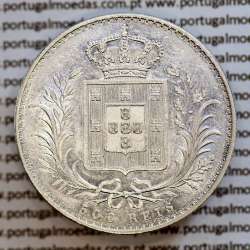 500 réis 1889 prata D. Luis I, moeda de cinco tostões prata 1889, World Coins Portugal KM 509 .L1.12.22.A9