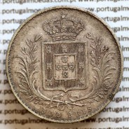 500 réis 1889 prata D. Luis I, moeda de cinco tostões prata 1889, World Coins Portugal KM 509 .L1.12.22.B3