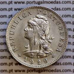São Tomé e Príncipe 20 Centavos 1929 Alpaca, (Bela-), World Coins - Saint Thomas & Prince Island KM 3