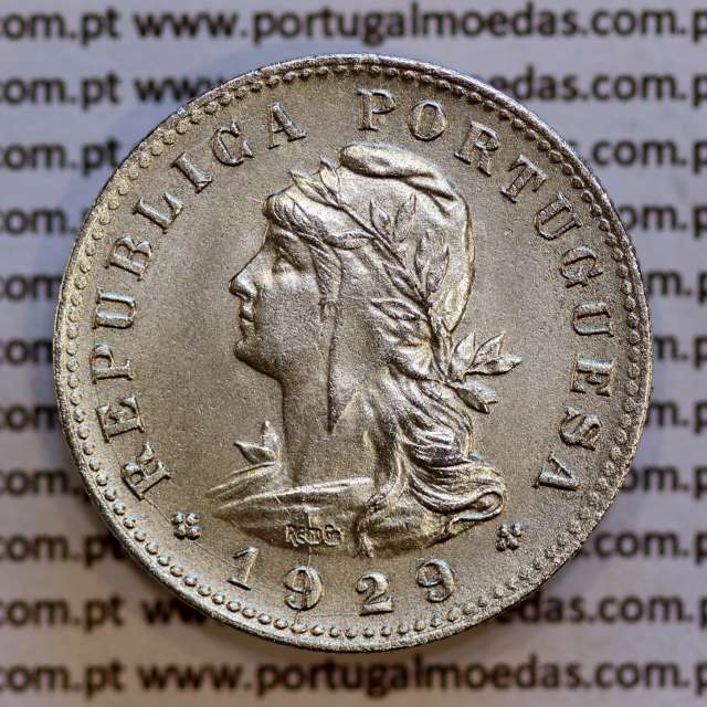 São Tomé e Príncipe 20 Centavos 1929 Alpaca, (Bela-), World Coins - Saint Thomas & Prince Island KM 3