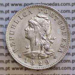 São Tomé e Príncipe 20 Centavos 1929 Alpaca, (Bela-), World Coins - Saint Thomas & Prince Island KM 3