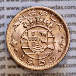 Angola 50 Centavos 1953 Bronze, ("$50" cinquenta centavos 1953 Angola), (Soberba), Angola, World Coins Angola KM 75 Angola 50 Centavos 1953 Bronze, ("$50" cinquenta centavos 1953 Angola), (Soberba), Angola, World Coins Angola KM 75