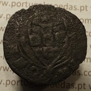 Ceitil Cobre de D. Afonso V (1438 -1481), Ceitil  (1/6 Real Branco) Tipologia do catálogo F. Magro 1º Grupo -A5.1.2.1.
