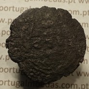 Ceitil Cobre de D. Afonso V (1438 -1481), Ceitil (1/6 Real Branco) Tipologia do catálogo F. Magro 1º Grupo -A5.1.2.2
