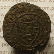 Ceitil Cobre de D. Afonso V (1438 -1481), Ceitil (1/6 Real Branco) Tipologia do catálogo F. Magro 1º Grupo -A5.1.2.5
