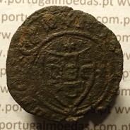 Ceitil Cobre de D. Afonso V (1438 -1481), Ceitil (1/6 Real Branco) Tipologia do catálogo F. Magro 1º Grupo -A5.1.2.5