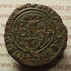 Ceitil Cobre de D. Afonso V (1438 -1481), Ceitil (1/6 Real Branco) Tipologia do catálogo F. Magro 1º Grupo -A5.1.2.5