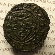 Ceitil Cobre de D. Afonso V (1438 -1481), Ceitil (1/6 Real Branco) Tipologia do catálogo F. Magro 1º Grupo - A5.1.2.5