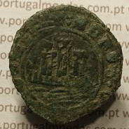 Ceitil Cobre de D. Afonso V (1438 -1481), Ceitil (1/6 Real Branco) Tipologia do catálogo F. Magro 1º Grupo - A5.1.2.10