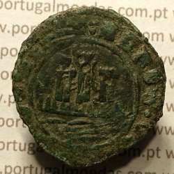 Ceitil Cobre de D. Afonso V (1438 -1481), Ceitil (1/6 Real Branco) Tipologia do catálogo F. Magro 1º Grupo - A5.1.2.10