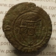 Ceitil Cobre de D. Afonso V (1438 -1481), Ceitil (1/6 Real Branco) Tipologia do catálogo F. Magro 1º Grupo - A5.1.2.10