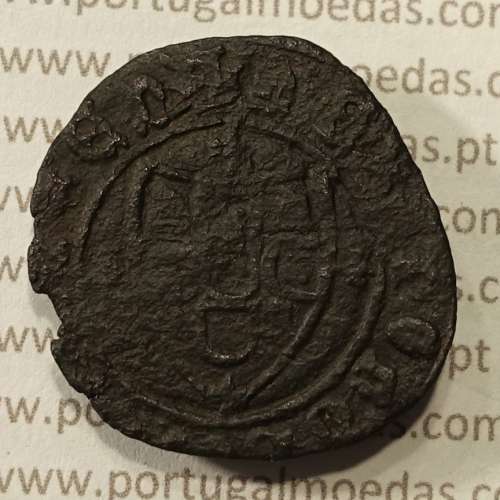 Ceitil Cobre de D. Afonso V (1438 -1481), Ceitil (1/6 Real Branco) Tipologia do catálogo F. Magro 1º Grupo - A5.1.2.10