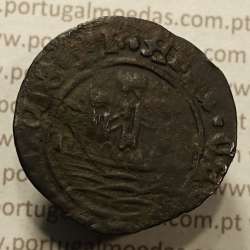 Ceitil Cobre de D. Afonso V (1438 -1481), Ceitil (1/6 Real Branco) Tipologia do catálogo F. Magro 1º Grupo - A5.1.2.10