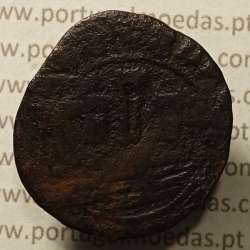 Ceitil Cobre de D. Afonso V (1438 -1481), Ceitil (1/6 Real Branco) Tipologia do catálogo F. Magro 1º Grupo - A5.1.2.10