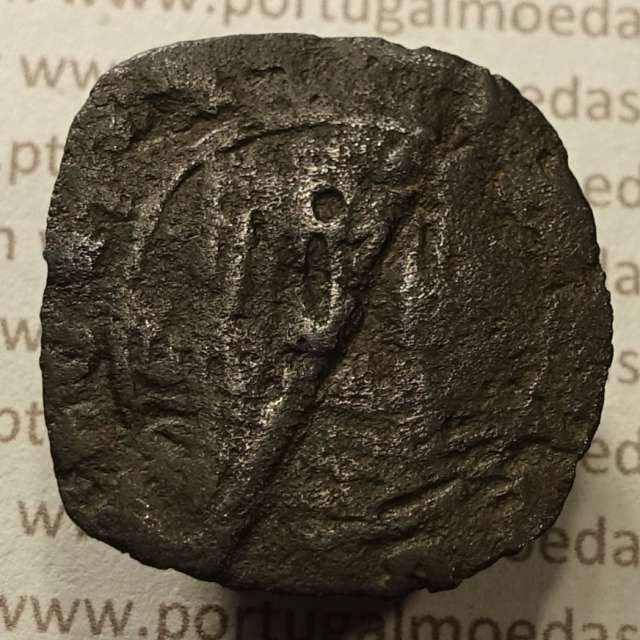 Ceitil Cobre de D. Afonso V (1438 -1481), Ceitil (1/6 Real Branco) Tipologia do catálogo F. Magro 1º Grupo - A5.1.2.12