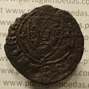 Ceitil Cobre de D. Afonso V (1438 -1481), Ceitil (1/6 Real Branco) Tipologia do catálogo F. Magro 1º Grupo - A5.1.2.12