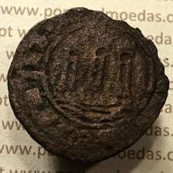 Ceitil Cobre de D. Afonso V (1438 -1481), Ceitil (1/6 Real Branco) Tipologia do catálogo F. Magro 1º Grupo - A5.1.2.12