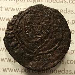 Ceitil Cobre de D. Afonso V (1438 -1481), Ceitil (1/6 Real Branco) Tipologia do catálogo F. Magro 1º Grupo - A5.1.2.12