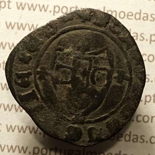 Ceitil Cobre de D. Afonso V (1438 -1481), Ceitil (1/6 Real Branco) Tipologia do catálogo F. Magro 1º Grupo - A5.1.2.13