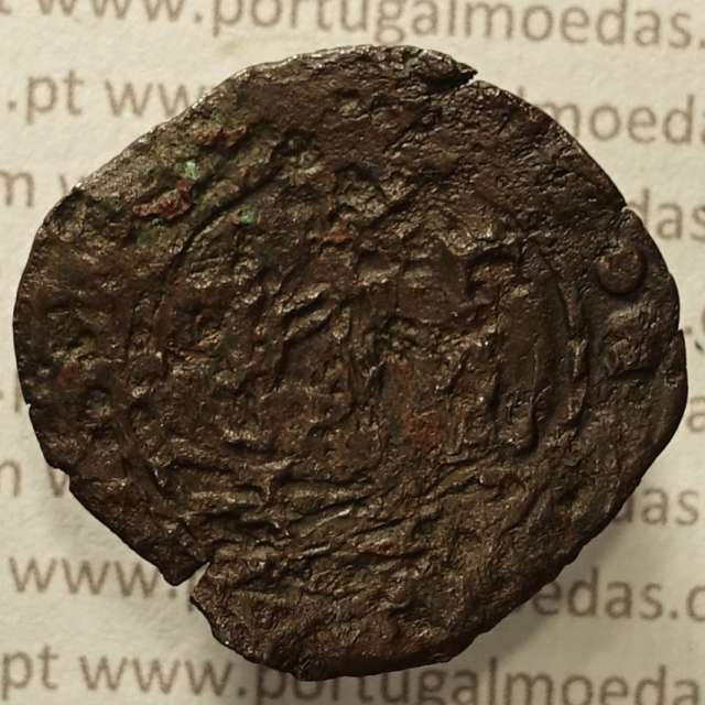 Ceitil Cobre de D. Afonso V (1438 -1481), Ceitil (1/6 Real Branco) Tipologia do catálogo F. Magro 1º Grupo - A5.1.2.14