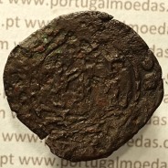 Ceitil Cobre de D. Afonso V (1438 -1481), Ceitil (1/6 Real Branco) Tipologia do catálogo F. Magro 1º Grupo - A5.1.2.14