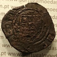 Ceitil Cobre de D. Afonso V (1438 -1481), Ceitil (1/6 Real Branco) Tipologia do catálogo F. Magro 1º Grupo - A5.1.2.14