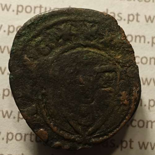 Ceitil Cobre de D. Afonso V (1438 -1481), Ceitil (1/6 Real Branco) Tipologia do catálogo F. Magro 1º Grupo - (não classificada)